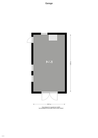 Floorplan - Marktstraat 1, 9363 GZ Marum